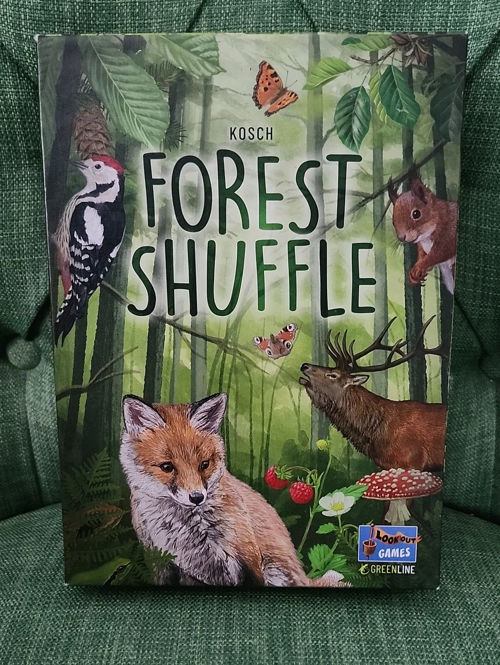 Forest Shuffle Board Game by Kosch - Green Woodland Artwork